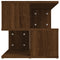 vidaXL Side Table Brown Oak 40x40x40 cm Engineered Wood