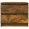 vidaXL Bed Cabinets 2 pcs Smoked Oak 50x39x43.5 cm Engineered Wood