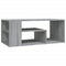 vidaXL Coffee Table Grey Sonoma 100x50x40 cm Engineered Wood