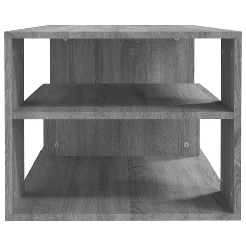 vidaXL Coffee Table Grey Sonoma 100x50x40 cm Engineered Wood