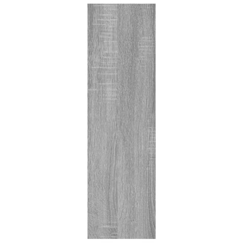 vidaXL Wall Shelf Grey Sonoma 75x16x55 cm Engineered Wood