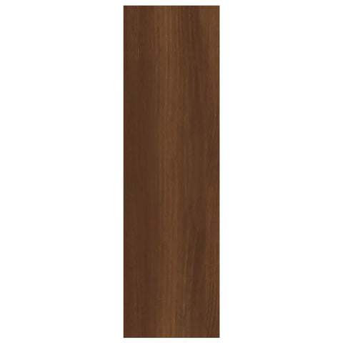vidaXL Wall Shelf Brown Oak 75x16x55 cm Engineered Wood