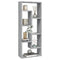 vidaXL Wall Shelf Grey Sonoma 36x16x90 cm Engineered Wood