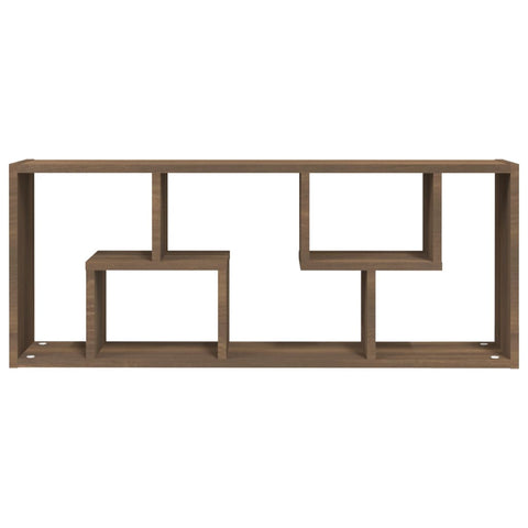 vidaXL Wall Shelf Brown Oak 36x16x90 cm Engineered Wood