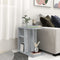 vidaXL Side Table Grey Sonoma 50x30x50 cm Engineered Wood