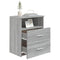 vidaXL Bed Cabinet Grey Sonoma 50x32x60 cm
