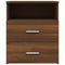 vidaXL Bed Cabinet Brown Oak 50x32x60 cm