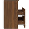 vidaXL Bed Cabinet Brown Oak 50x32x60 cm