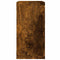 vidaXL Wall Cube Shelves 4 pcs Smoked Oak 30x15x30 cm