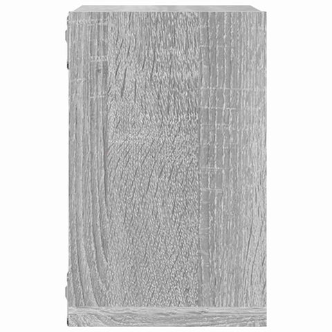 vidaXL Wall Shelves 2 pcs Grey 26 x 15 x 26 cm Engineered wood