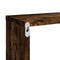 vidaXL Wall Cube Shelves 2 pcs Smoked Oak 80x15x26.5 cm Engineered Wood
