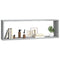 vidaXL Wall Cube Shelves 4 pcs Grey Sonoma 80x15x26.5 cm Engineered Wood