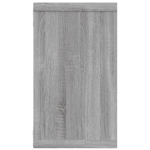 vidaXL Wall Cube Shelves 4 pcs Grey Sonoma 80x15x26.5 cm Engineered Wood