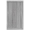 vidaXL Wall Cube Shelves 4 pcs Grey Sonoma 80x15x26.5 cm Engineered Wood