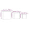 vidaXL Side Tables 3 pcs Smoked Oak Engineered Wood