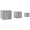 vidaXL Side Tables 3 pcs Grey Sonoma Engineered Wood