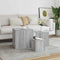 vidaXL Side Tables 3 pcs Grey Sonoma Engineered Wood