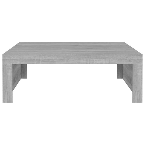 vidaXL Coffee Table Grey Sonoma 100x100x35 cm Engineered Wood