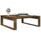 vidaXL Coffee Table Smoked Oak 100x100x35 cm Engineered Wood