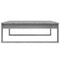 vidaXL Coffee Table Grey Sonoma 100x100x35 cm Engineered Wood