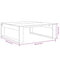 vidaXL Coffee Table Grey Sonoma 100x100x35 cm Engineered Wood