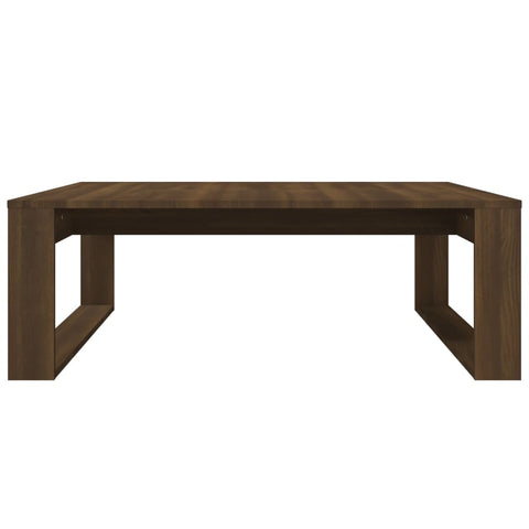vidaXL Coffee Table Brown Oak 100x100x35 cm Engineered Wood
