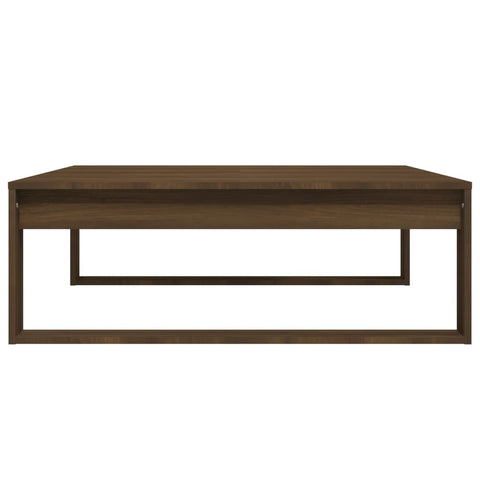 vidaXL Coffee Table Brown Oak 100x100x35 cm Engineered Wood