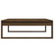 vidaXL Coffee Table Brown Oak 100x100x35 cm Engineered Wood