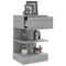 vidaXL Bedside Cabinet Grey Sonoma 40x35x65 cm Engineered Wood