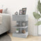 vidaXL Bedside Cabinet Grey Sonoma 40x35x65 cm Engineered Wood