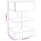 vidaXL Bedside Cabinet Grey Sonoma 40x35x65 cm Engineered Wood