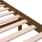 vidaXL Bed Frame without Mattress Honey Brown Solid Wood 150x200 cm King Size