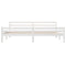 vidaXL Bed Frame without Mattress White Solid Wood 180x200 cm Super King