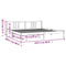 vidaXL Bed Frame without Mattress Honey Brown Solid Wood 200x200 cm