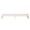 vidaXL Bed Frame without Mattress White Solid Wood 90x200 cm