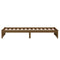 vidaXL Bed Frame without Mattress Honey Brown Solid Wood 90x200 cm