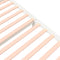 vidaXL Bed Frame without Mattress White Solid Wood 140x200 cm