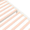 vidaXL Bed Frame without Mattress White Solid Wood 150x200 cm King Size King Size