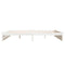 vidaXL Bed Frame without Mattress White Solid Wood 180x200 cm Super King