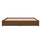 vidaXL Bed Frame without Mattress Honey Brown Solid Wood 200x200 cm