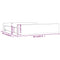 vidaXL Bed Drawers 2 pcs Solid Wood Pine