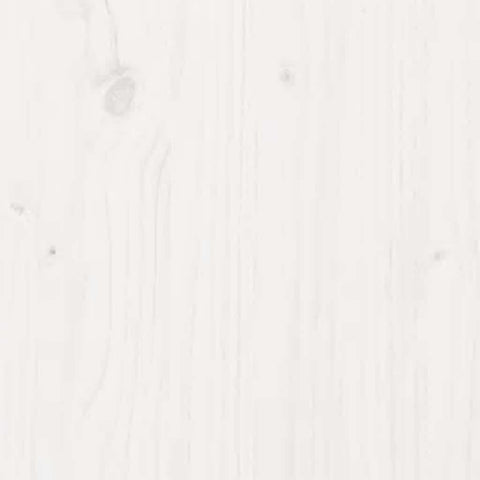 vidaXL Bed Frame without Mattress White Solid Wood 160x200 cm