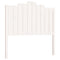 vidaXL Bed Headboard White 106x4x110 cm Solid Wood Pine