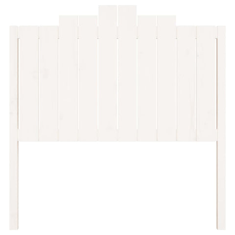 vidaXL Bed Headboard White 106x4x110 cm Solid Wood Pine