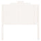 vidaXL Bed Headboard White 106x4x110 cm Solid Wood Pine