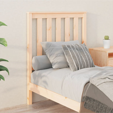 vidaXL Bed Headboard 81x6x101 cm Solid Wood Pine