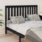 vidaXL Bed Headboard Black 166x6x101 cm Solid Wood Pine