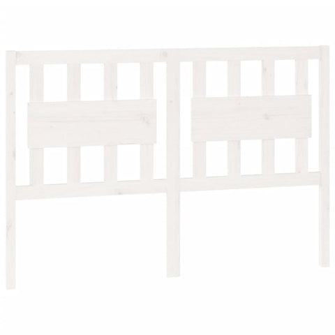 vidaXL Bed Headboard White 145.5x4x100 cm Solid Wood Pine
