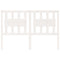 vidaXL Bed Headboard White 145.5x4x100 cm Solid Wood Pine