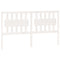 vidaXL Bed Headboard White 155.5x4x100 cm Solid Wood Pine